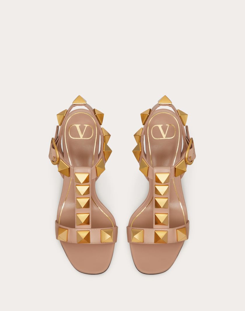 ROMAN STUD CALFSKIN SANDAL 90 MM - Image 4